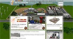 Desktop Screenshot of ira-elearning.eu