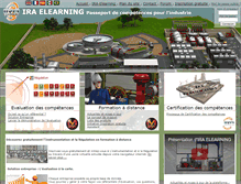 Tablet Screenshot of ira-elearning.eu